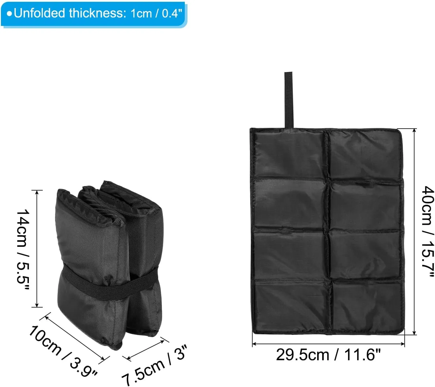PATIKIL Foldable Hiking Seat Pad Cushion Sitting Pads Foam Mat Ultralight Waterproof for Outdoor Camping Picnic Stadium