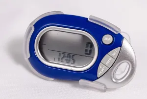 PE-771 Tri-Axis Multi-Function Pocket Pedometer (Blue)