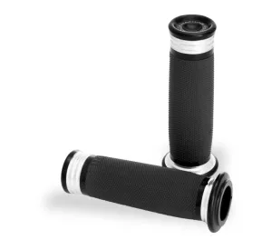 Performance Machine 0063-2057-BM Merc Handlebar Grips Throttle By Wire