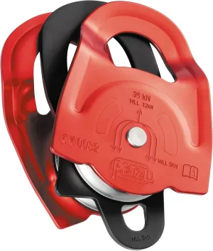 PETZL Seilrollen P65A Twin Red