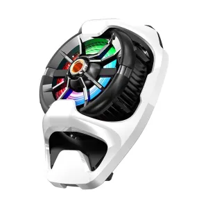 Phone Cooler with M6 Thread Mount-Pro-Grade Live Streaming Semiconductor Cooling,Ultra-Quiet Phone Radiator,360°Heat Dissipation for iPhone & Android,Perfect for Gaming,Live