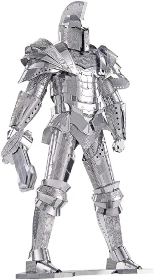 Piececool 3D Metal Puzzles for Adults DIY Mecha Model Kits Building Blocks, Black Knight 3D Figure Model kit Brain Teaser Puzzle Fidget Toys Hobbies for Men, Great Birthday Gifts -125 Pcs