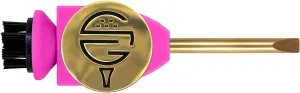 Pocket Caddie | The Ultimate 4-in-1 Golf Tool | with Scrub Brush, Brass Tip Groove Cleaner, Divot Repair & Ball Marker | Fits Easily in Your Pocket | Holds Any Ball Marker