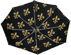 Poeticcity Automatic Folding UPF 50  Anti-UV Rain Umbrella, Auto Open/Close 3 Folds Sun Parasol Canopy Windproof Compact Travel Umbrella