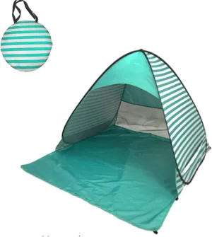 Portable Camping Tent Outdoor Automatic Quick Open Tent 2-3 Persons Beach Tent for Sun Shelter Travel Outdoor Hiking