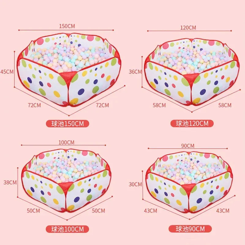 Portable Folding Play Ball Pit Pool Tent Sport Play House Montessori Puzzle Toys for Boys Girls Toddler
