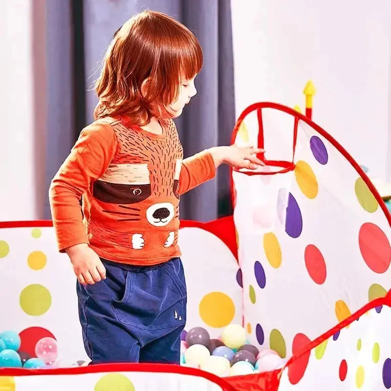 Portable Folding Play Ball Pit Pool Tent Sport Play House Montessori Puzzle Toys for Boys Girls Toddler