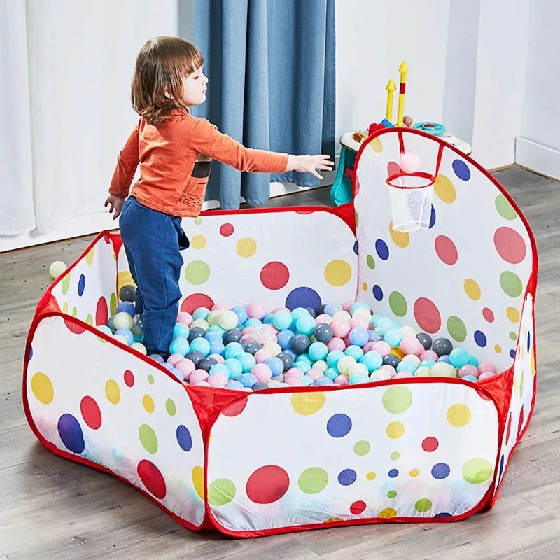 Portable Folding Play Ball Pit Pool Tent Sport Play House Montessori Puzzle Toys for Boys Girls Toddler