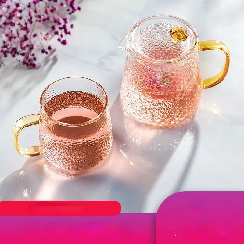 Premium Heat Resistant Flower Teapot Set for Kung Fu Tea