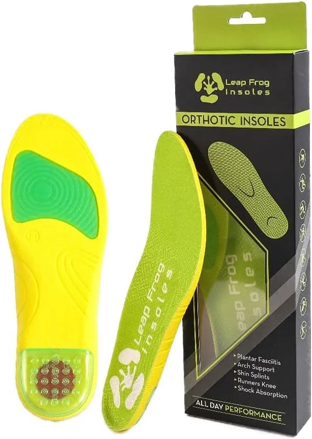 Premium, Plantar Fasciitis, All-Day Performance, Orthotic Arch Support, Anti-Fatigue, Cushioning, 555 Mile Guarantee (Large)