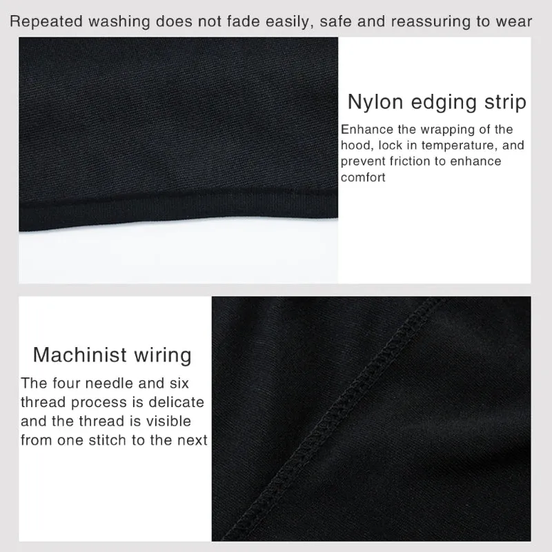 Premium Tactical Full Face Balaclava – UV Protection Ski Mask for Men & Women, Black Army Cap, Multi-Hole Motorcycle & Bike Helmet Cover