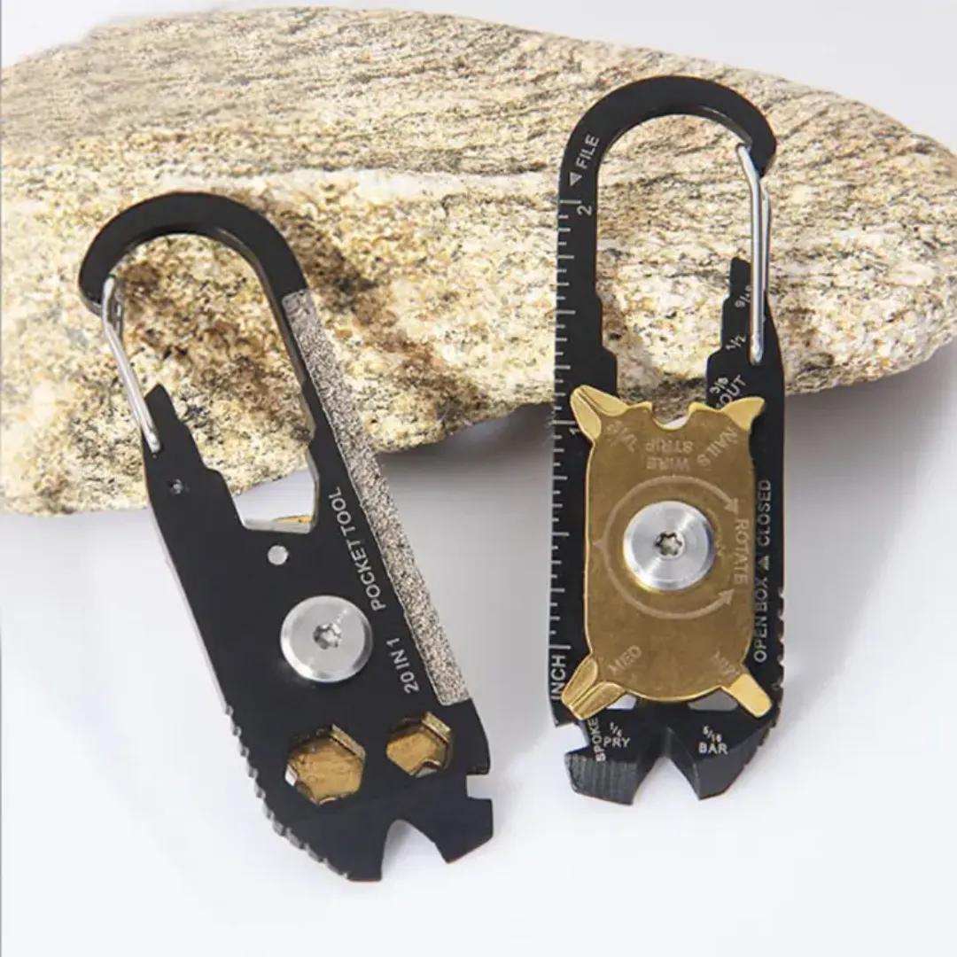 PrepPro 20-in-1 Tactical Carabiner Multi-Tool

Compact. Capable. Always Ready.