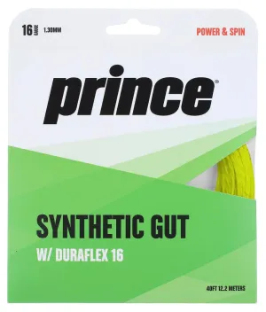 Prince Synthetic Gut Duraflex Yellow String Set
