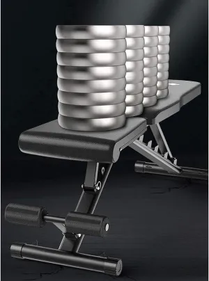 Professional Bench Press Gym Weight Bench Press Adjustable Benches Functional Weightlifting Bed Home Dumbbell Stool Foldable Fitness Chair Home Fitness Equipmen,