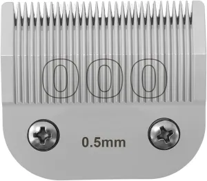 Professional Detachable Replacement Ceramic Blades set,compatible with oster Classic 76/Star-Teq/Power-Teq andi A*dis AGC,BDC,BGC,MBG Series Clippers (Size-000)