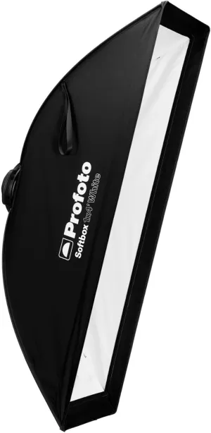 Profoto 1x4-Feet Rectangular Heat-Resistant Softbox Strip with Recessed Front (White Interior)
