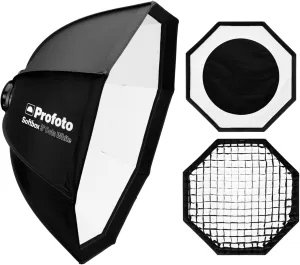 Profoto 3-Feet Octa Heat-Resistant Softbox (White) Bundle with Softgrid 3-Feet Octa and 3-Feet Edge Mask Octa Circular (3 Items)