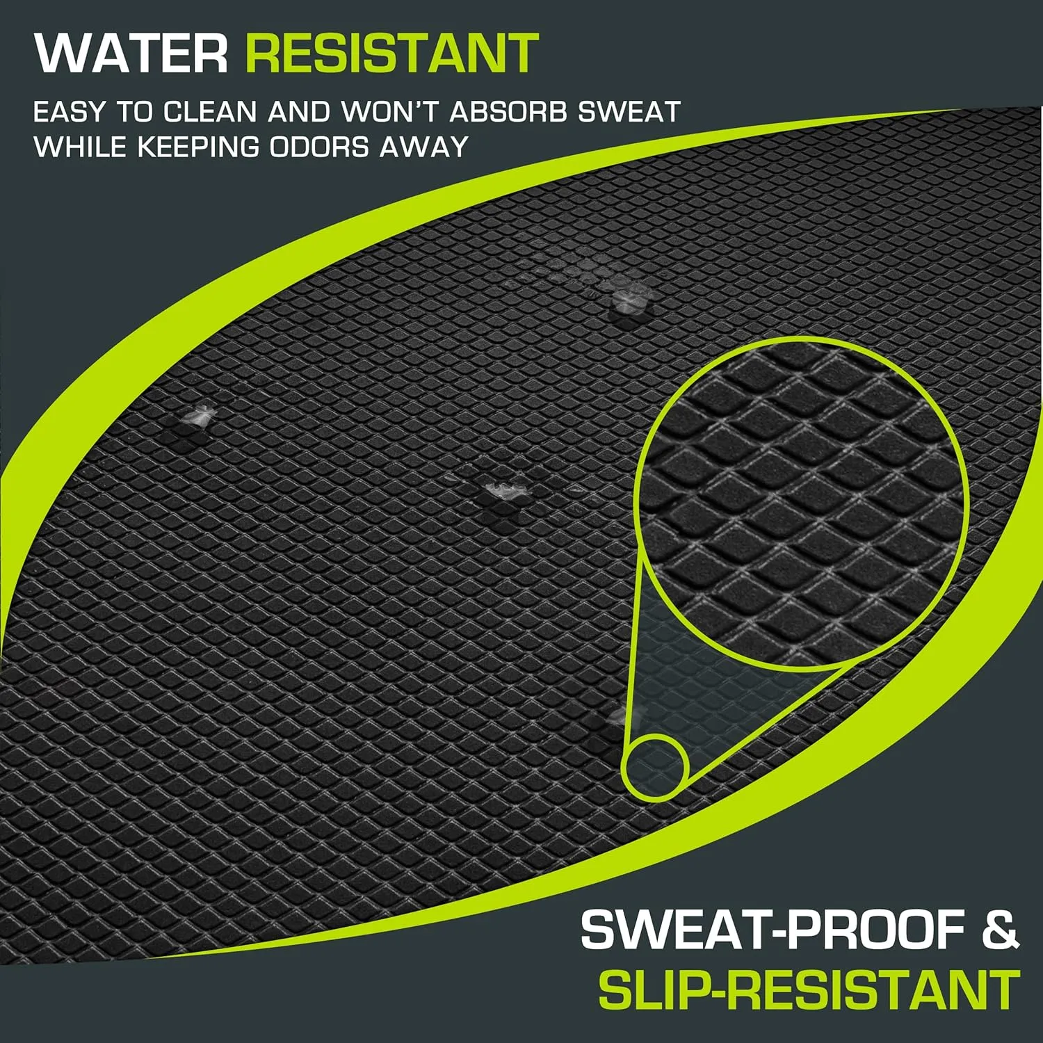 ProsourceFit Exercise Balance Pad – Large Cushioned Non-Slip Foam Mat & Knee Pad for Fitness, Stability Training, Physical Therapy, Yoga 15"x19"