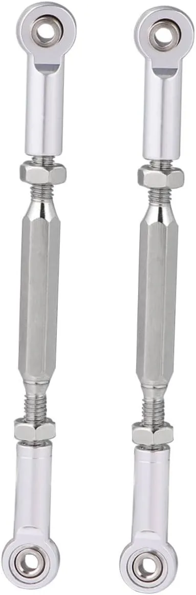 Pull Rods Set 6pcs 88mm Length Aluminum Alloy for Car Suspension Rods Linkage