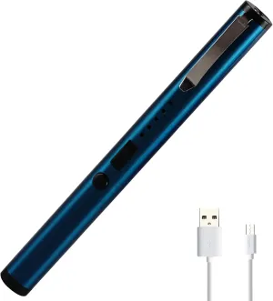 Purple Stun Gun Shock Pen - A Reliable Self-Defense Kit with Flashlight and USB Charger Cable, Portable Pain Pen