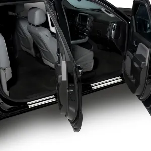 Putco Stainless Steel Door Sill Plates Kit - Fits Chevy Silverado/GMC Sierra 2019-2025 Crew Cab