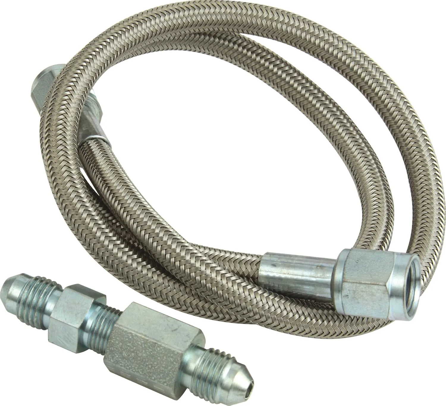 QuickCar Racing Products 61-71024 24" Long Steel Braided Gauge Line Kit