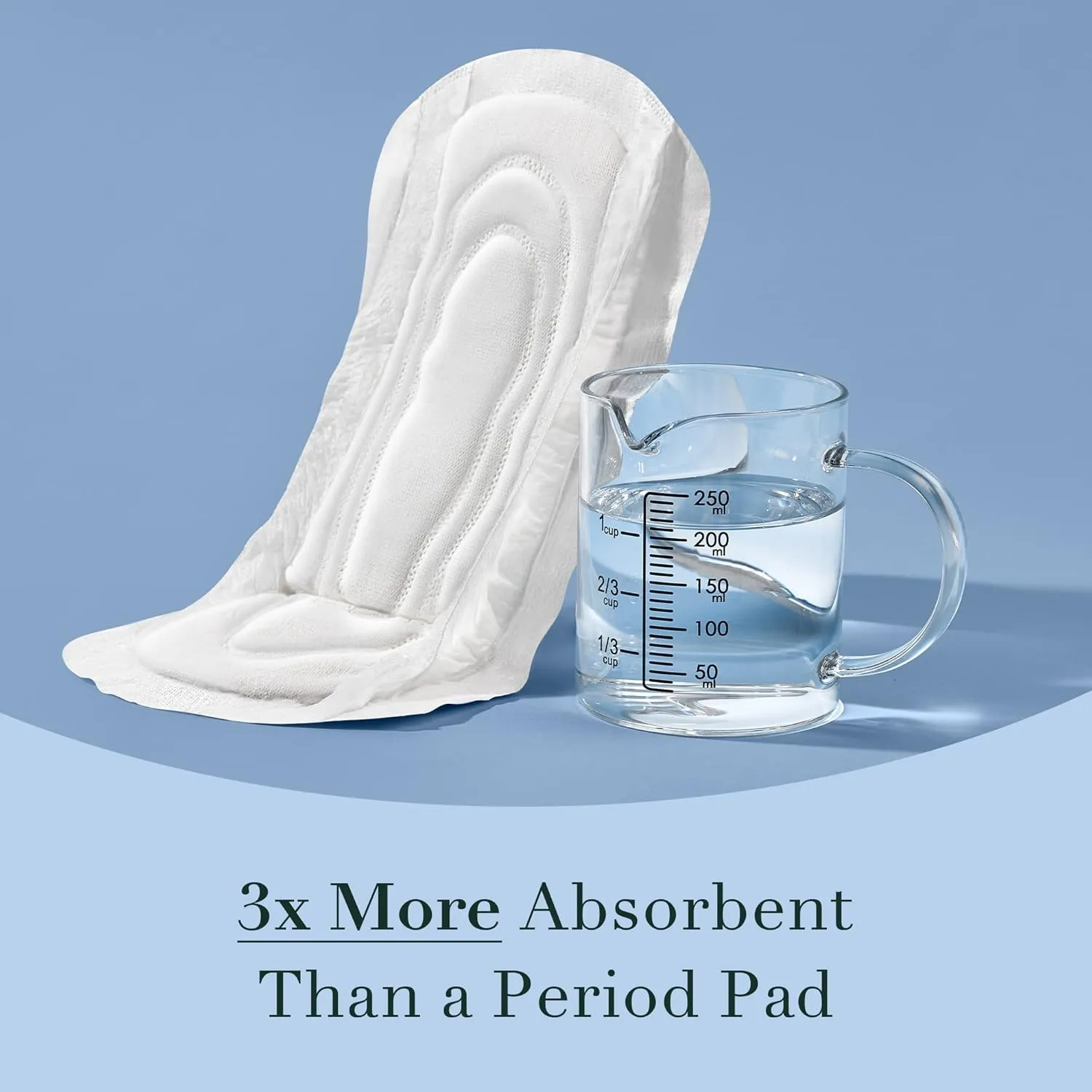 Rael Incontinence Pads for Women, Organic Cotton Cover - Postpartum Essential, Heavy Absorbency, Bladder Leak Control, 4 Layer Core with Leak Guard Technology, Long Length (Moderate, 30 Count)
