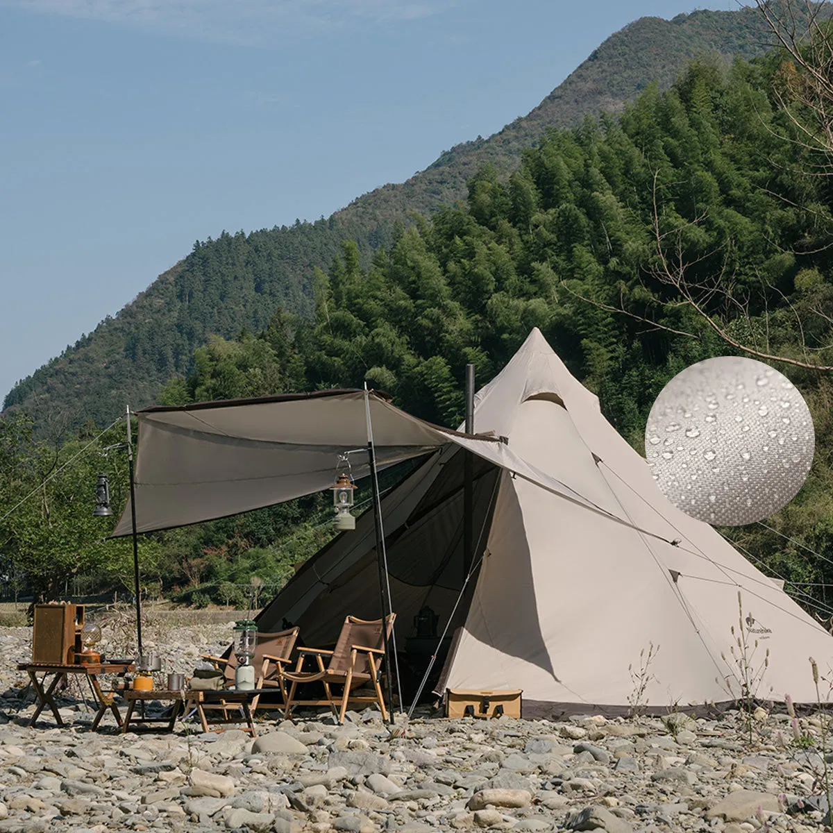Ranch 6 People 4 season Luxury Camping Tent