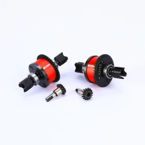 RCAWD 2Pcs Front Rear Diff Set 42T Gp5 10K for 1/7 Arrma Felony Fireteam Infraction Limitless Mojave 1/8 Karton Notorious Outcast Talion TLR Tuned Typhon Parts ARA311023 (Red)