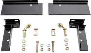 RealTruck Backrack Hardware Kit for use w/Standard Bed | Black, No Drill | 30943 | Fits 2025 Chevrolet Silverado EV