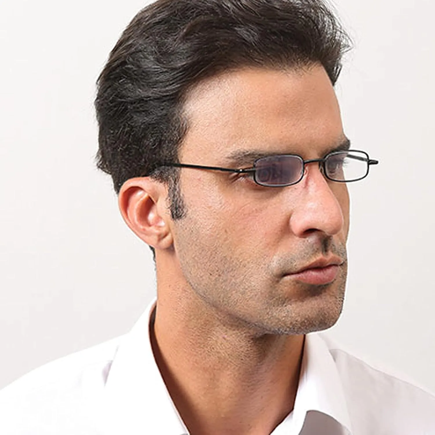 REAVEE 5 Pack Portable Slim Reading Glasses for Men Women, Computer Blue Light Blocking with Small Pocket Compact Pen Case
