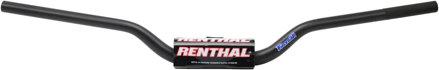 Renthal 829-01-BK Fatbar Trials 110 Black 1 1/8-Inch Trials Handlebar
