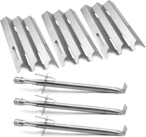 Repair kit for Vermont Castings CF9030 VM400XBP VM450 VM450SSP VM600 CF9055 CF9085 VCS5005, Jenn Air JA461 JA580 JA461P Grill Parts Burner and Heat Plate Kit