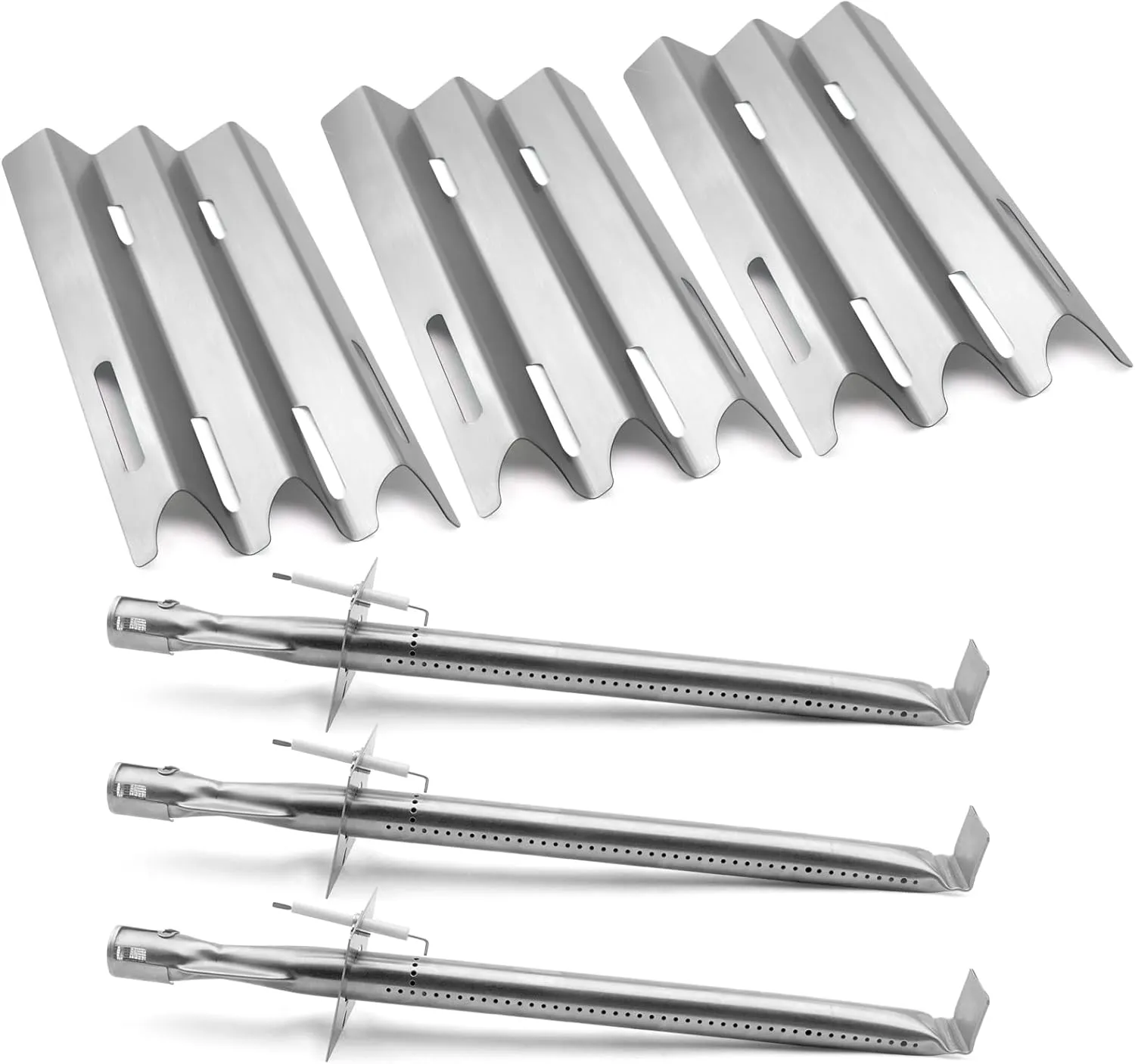 Repair kit for Vermont Castings CF9030 VM400XBP VM450 VM450SSP VM600 CF9055 CF9085 VCS5005, Jenn Air JA461 JA580 JA461P Grill Parts Burner and Heat Plate Kit