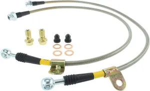 Replacement Stainless Steel Braided Brake Hose Kit Mechanics Choice for 03-08 350Z G35