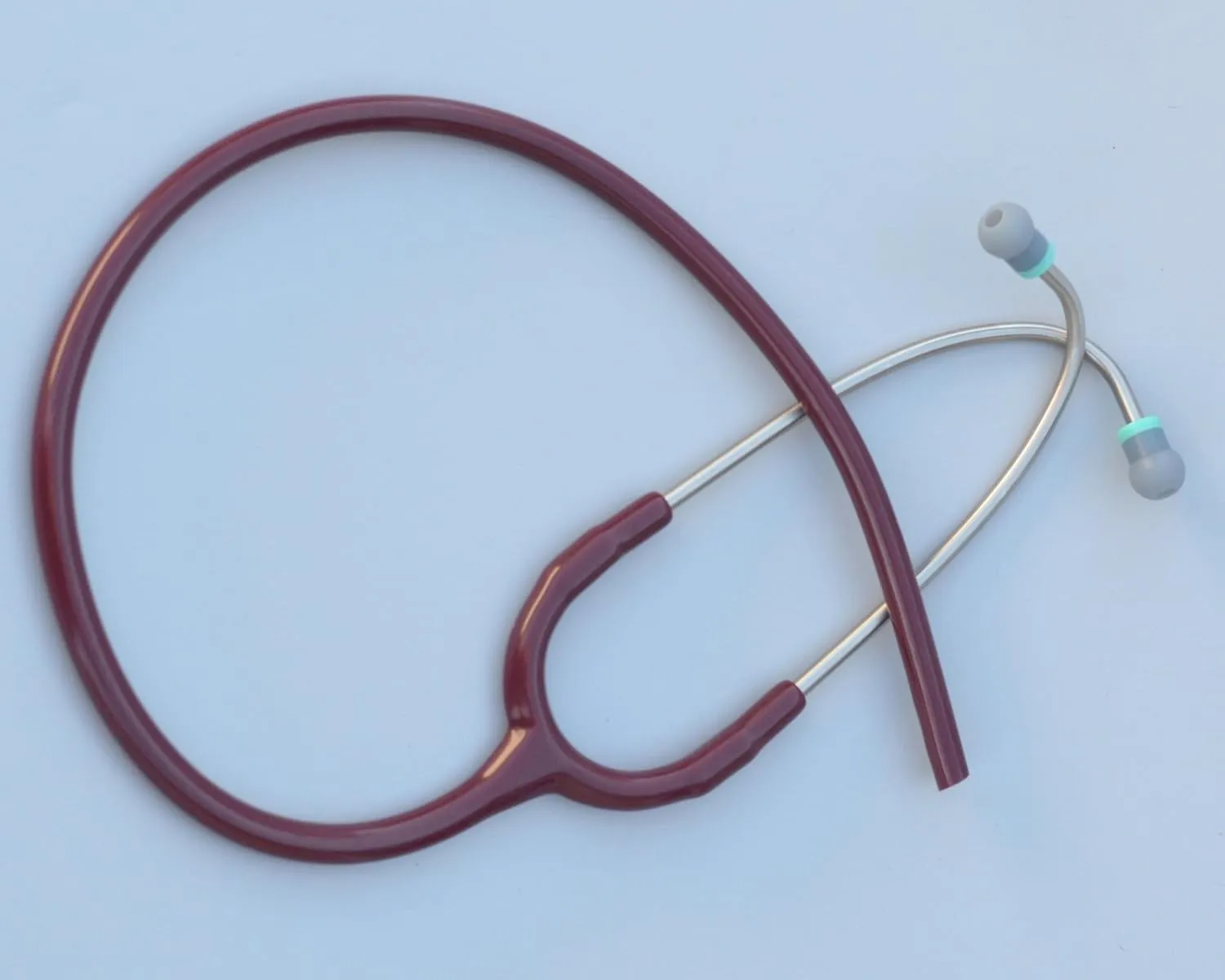 Replacement Tube by MohnLabs fits ALL leading brand SE standard classic Stethoscopes - T3 BURGUNDY