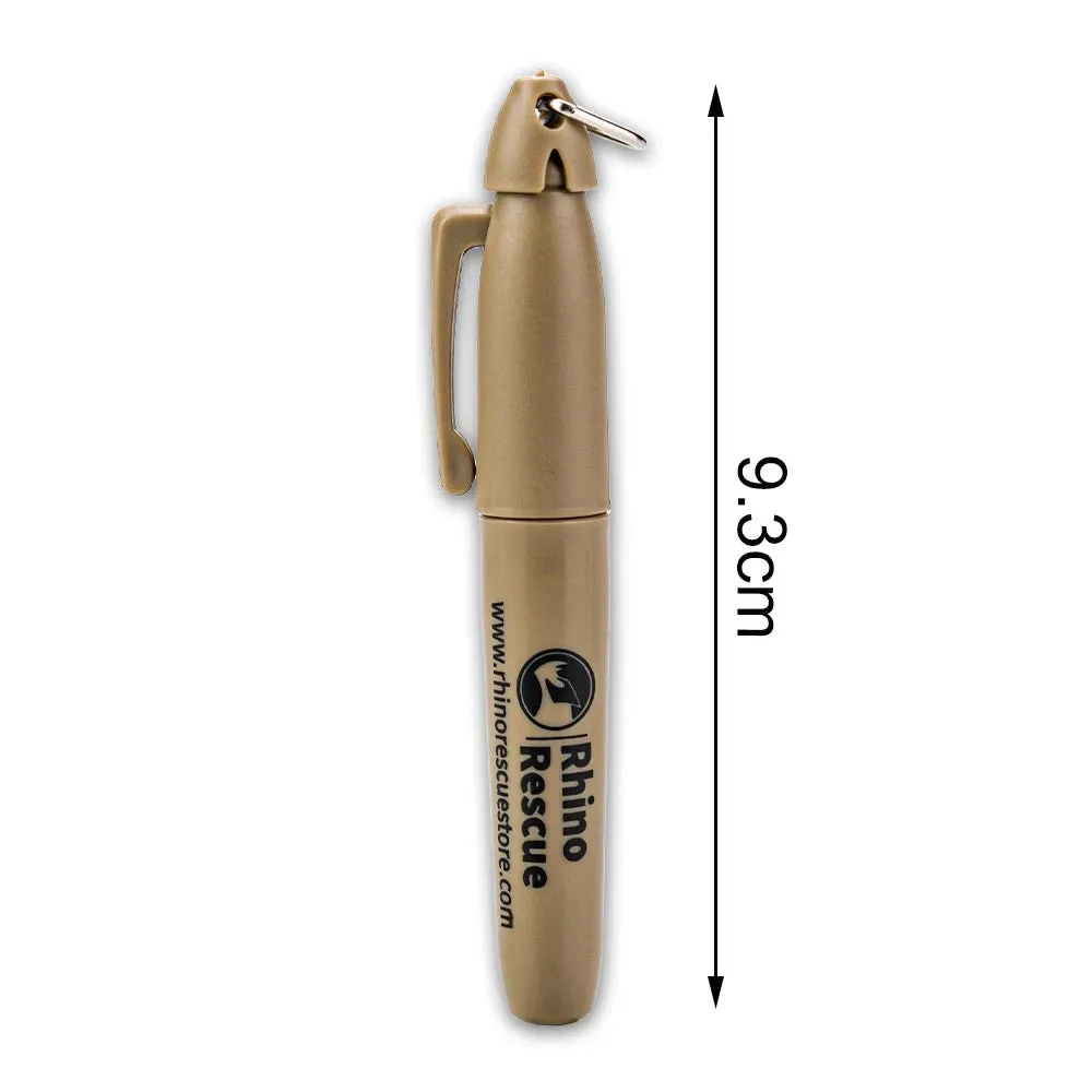 RHINO RESCUE Tactical Pen – Durable EDC Tool for Camping, Hiking & Survival