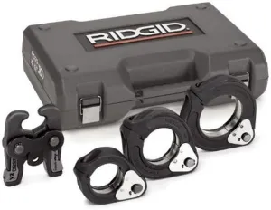 RIDGID 20483 2-1/2" to 4" ProPress Standard XL-C and XL-S Press Tool Jaw Ring 5-Piece Kit for Standard Press Tools with Case