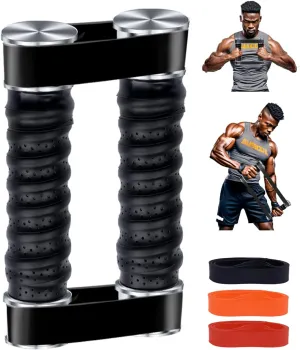Rip&Stick with 12 Powerful Resistence Bands, Portable High Gloss Aluminum Aalloy Stick Workout,Efficient Quick Strength Training, Upper Body, Shoulder, Joint Ripstick Exercise Equipment
