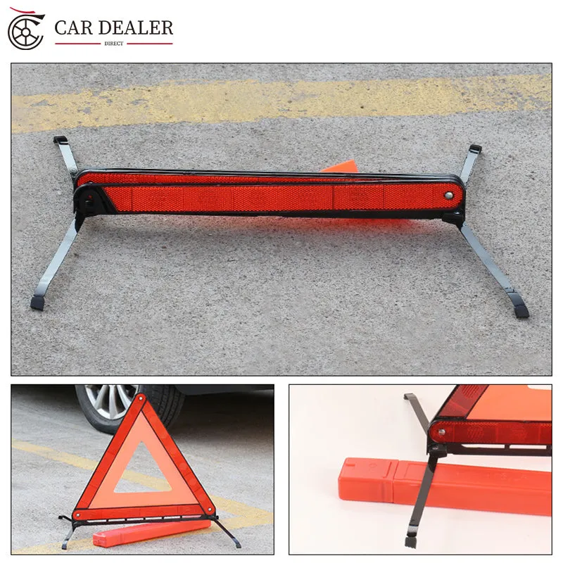 Roadside Emergency Safety Reflective Warning Triangle For Car
