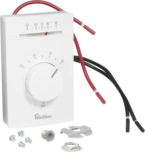 Robertshaw DPST Line Voltage Electric Heat Thermostat 802