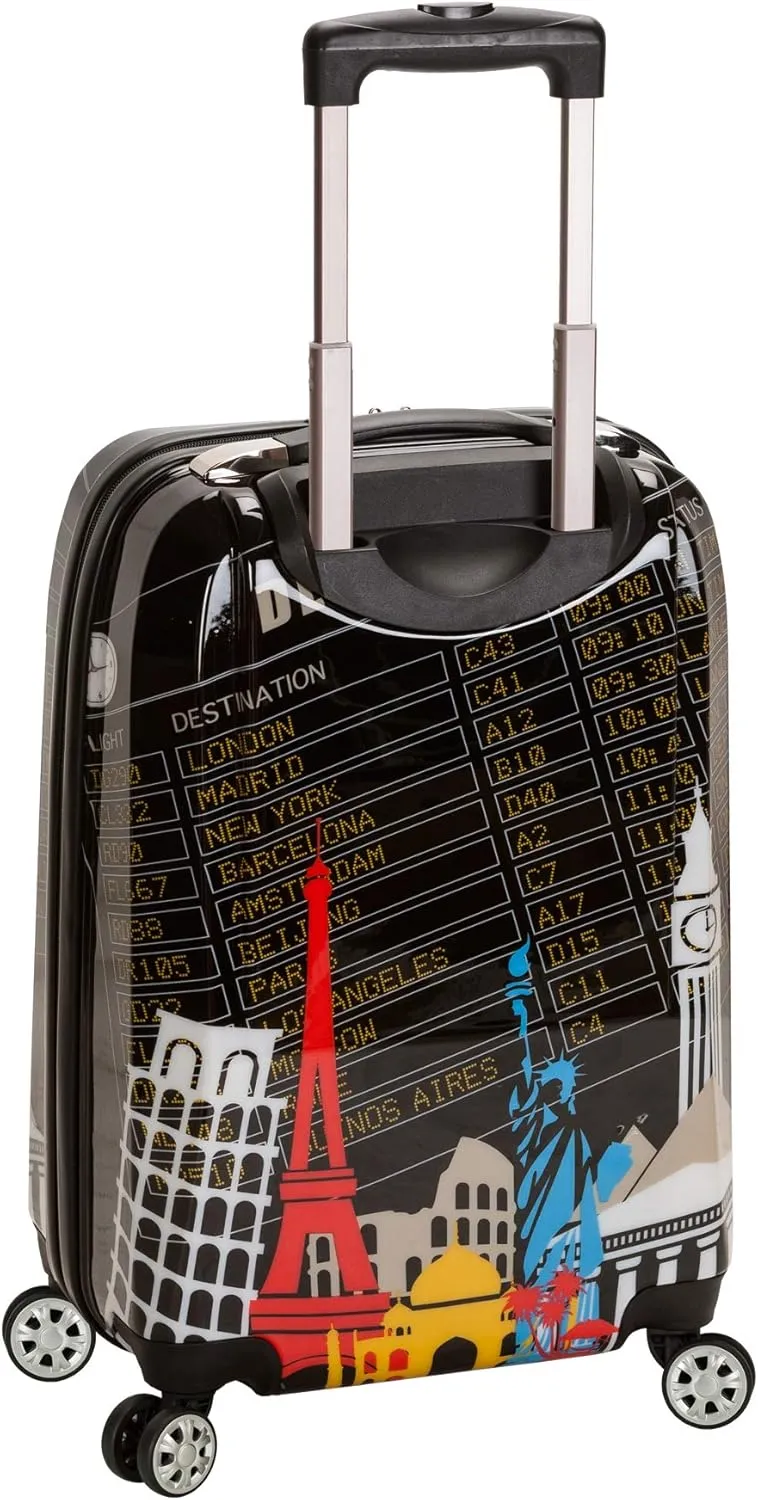 Rockland Departure Hardside Spinner Wheel Luggage, 2-Piece Set (20/28)