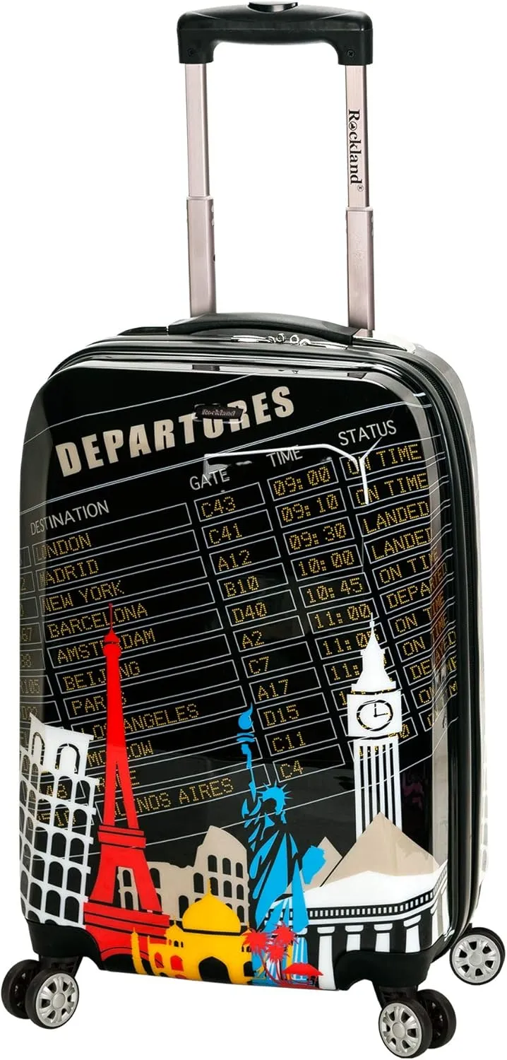 Rockland Departure Hardside Spinner Wheel Luggage, 2-Piece Set (20/28)