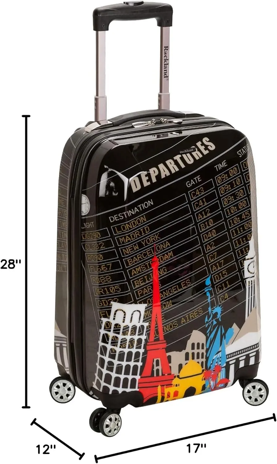 Rockland Departure Hardside Spinner Wheel Luggage, 2-Piece Set (20/28)