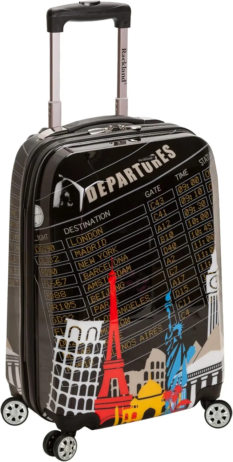 Rockland Departure Hardside Spinner Wheel Luggage, 2-Piece Set (20/28)
