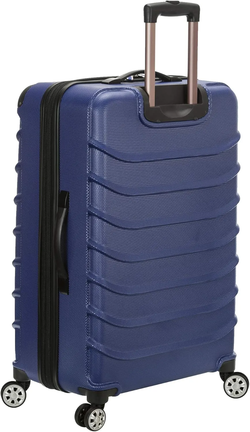 Rockland Speciale Hardside Expandable Spinner Luggage, Blue, 2-Piece Set (20/28)