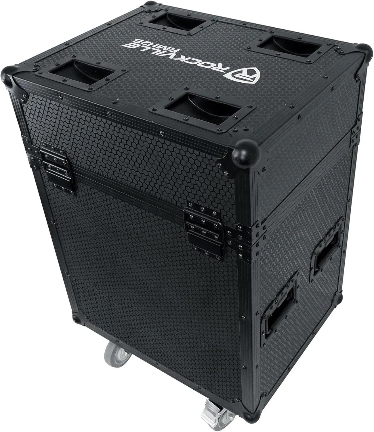 Rockville RMH2B Black Case for Chauvet/American DJ/Martin Moving Head Lights
