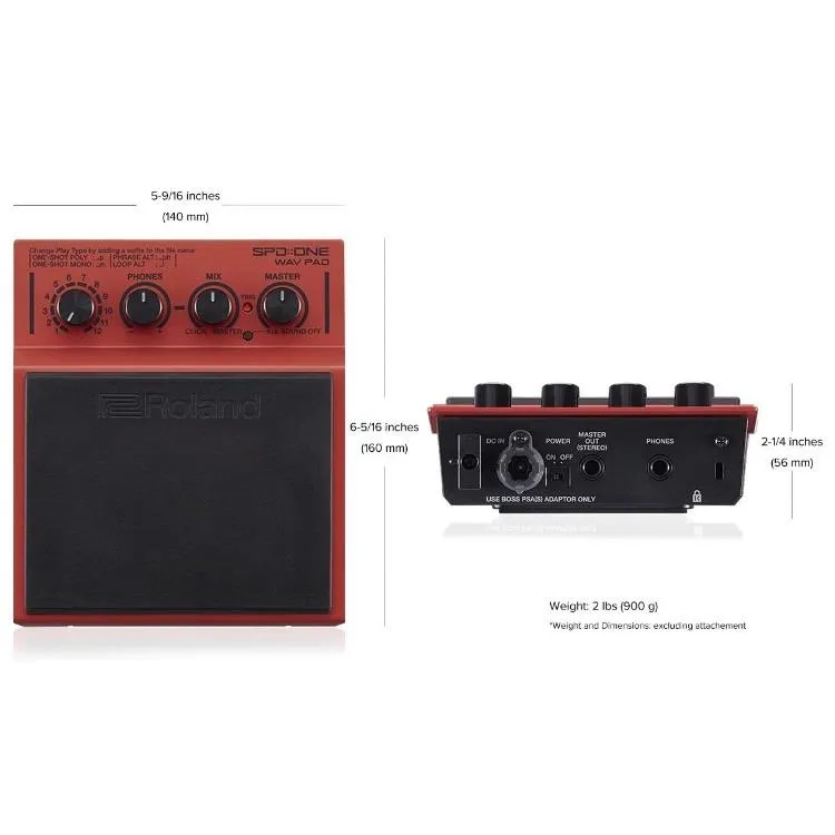 Roland SPD-1W ONE WAV Compact Percussion Pad