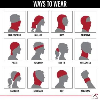 Rothco Multi-Use Neck Gaiter & Face Covering Tactical Wrap