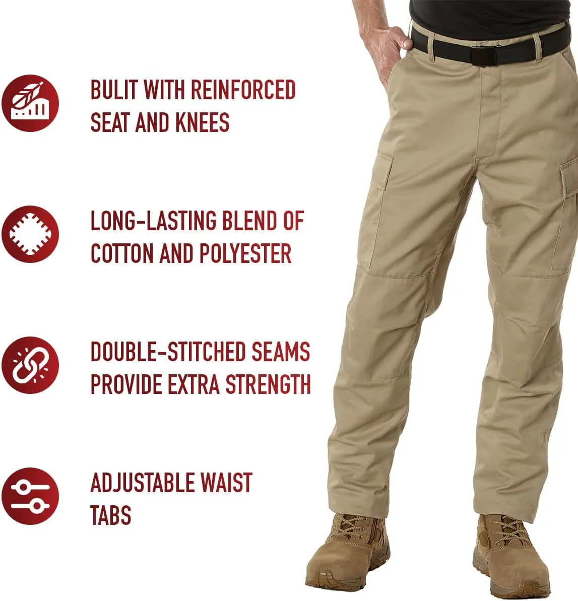 Rothco Relaxed Fit Zipper Fly BDU Pants